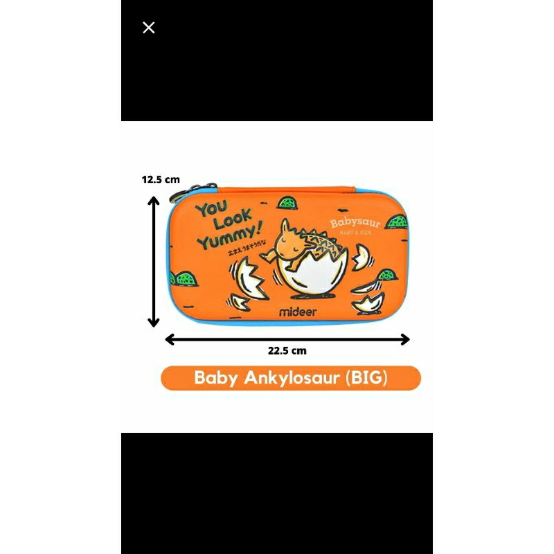 

Mideer Pencil Case 3D - Ankylosaurus (BIG)