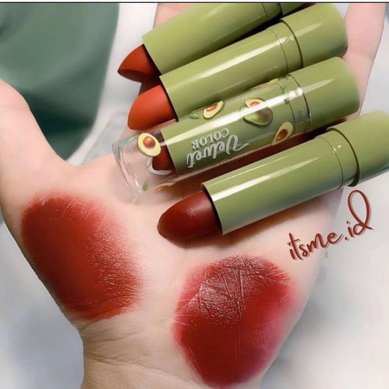 HASAYA GIRL AVOCADO SUPER MATTE LIPSTIK Lipstik Super Matte Hasaya Girl
