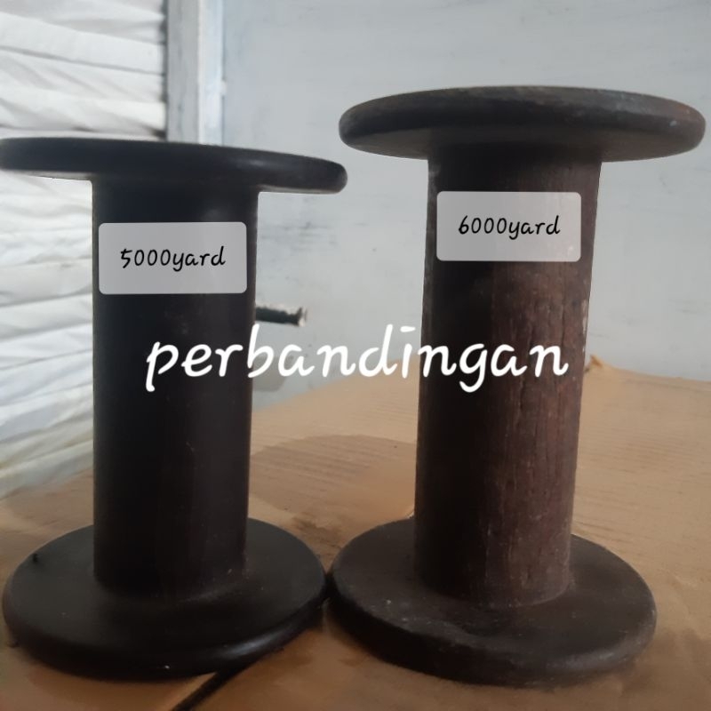 klos kayu 5000 yard ll baklit kayu kosong ori 5000 yard