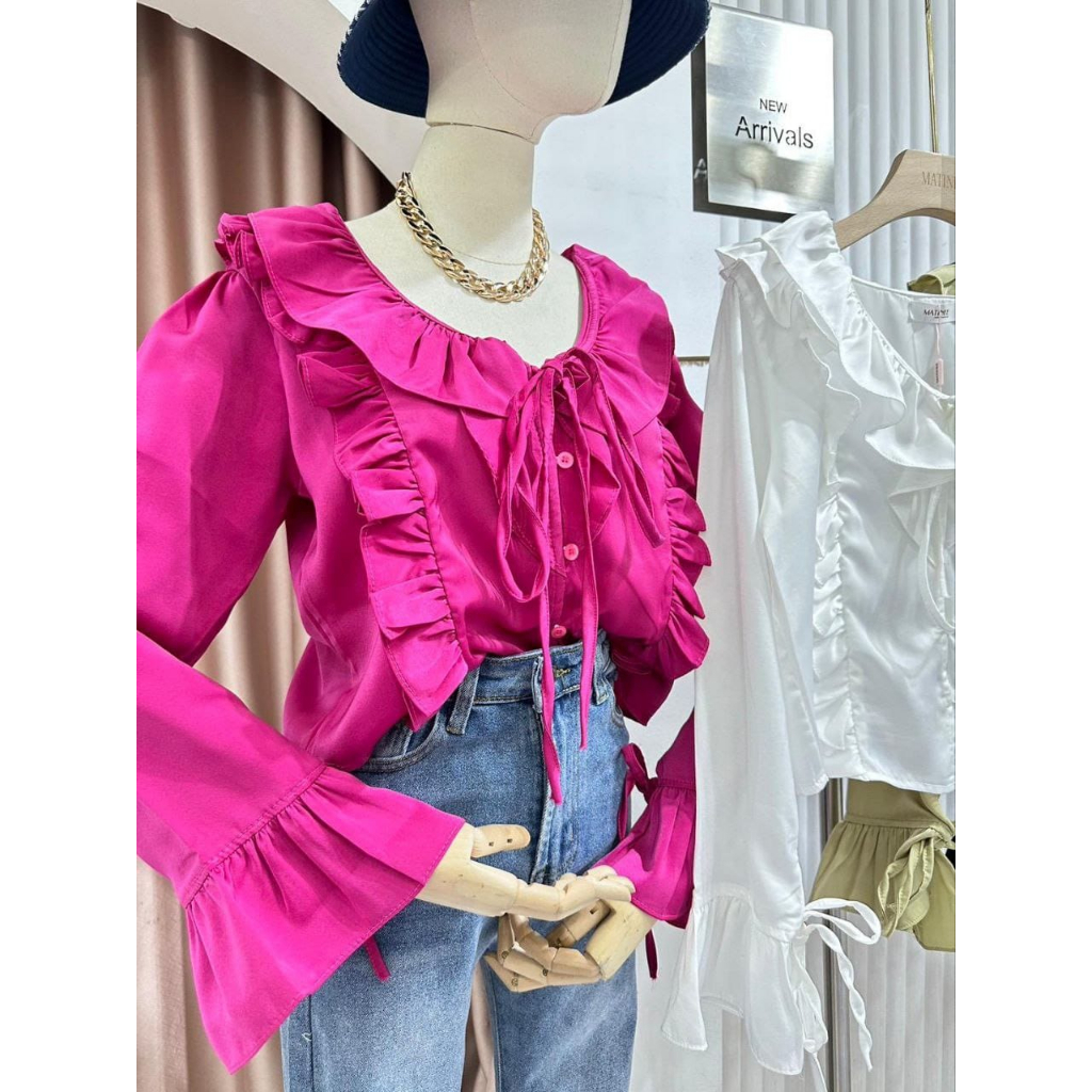 ATASAN MATINEE RUFFLE FASHION WANITA IMPORT BANGKOK