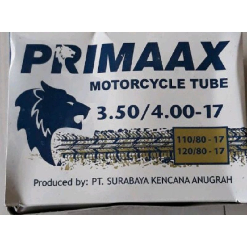 ban dalam primax 350/400 ring 17