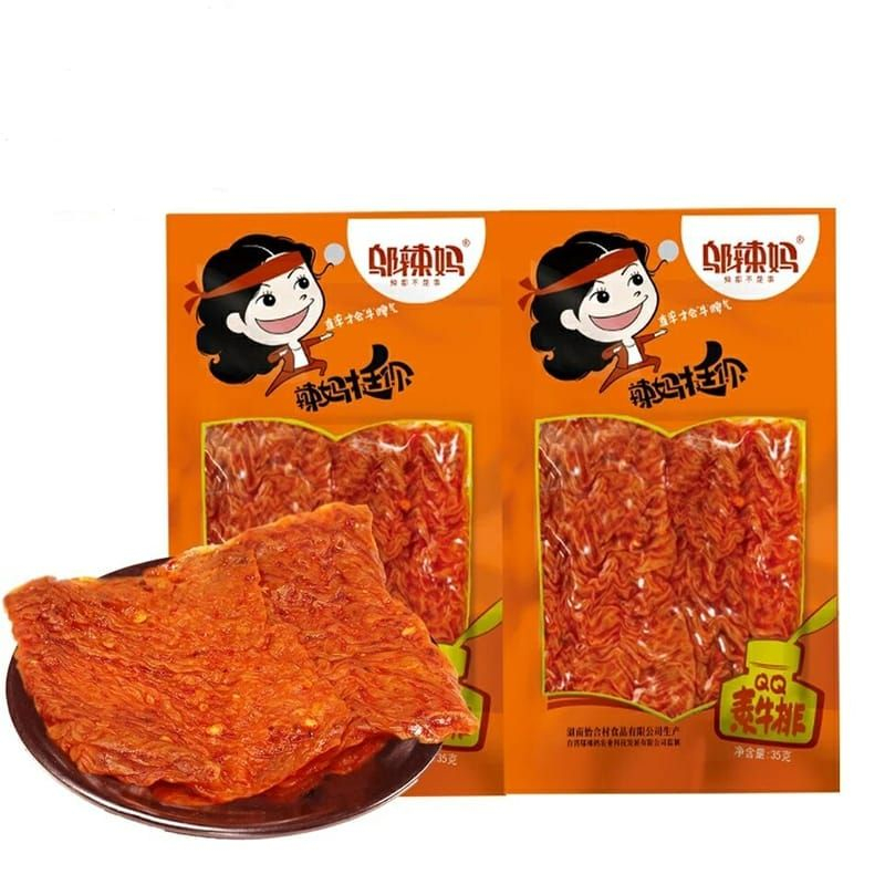 HALAL-Wulama Mini Gluten Tofu Latiao/Cemilan China Snack Vegetarian Siap Saji