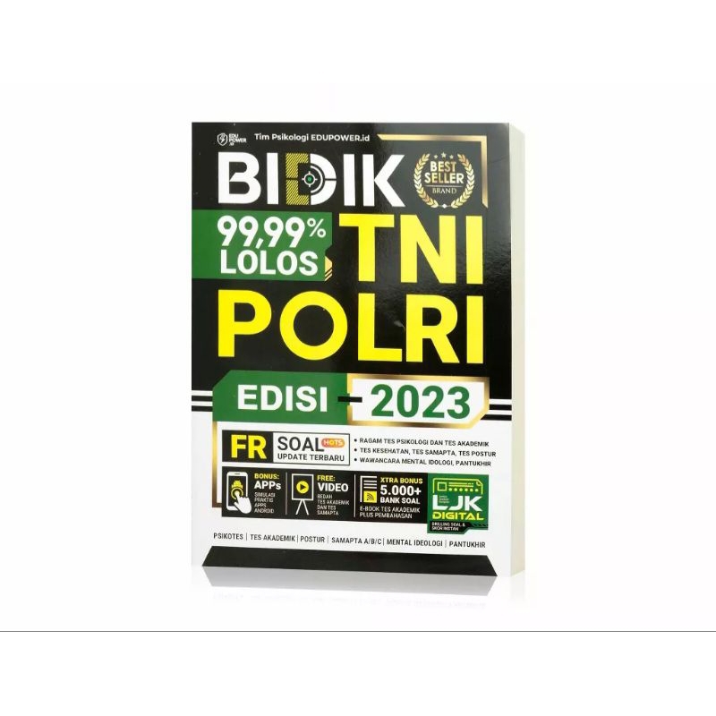

BUKU BIDIK TNI POLRI DI JAMIN LOLOS 2023/ 99,99% AMPUH TERPERCAYA/