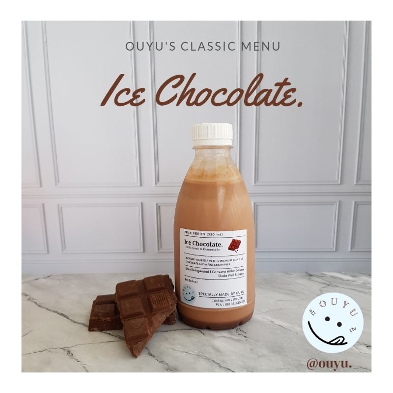 

Ouyu Ice Chocolate || Korean Milk Series (Susu Coklat, Es Coklat)