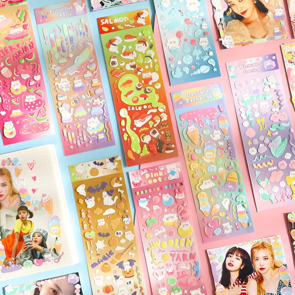 

miss.jojo Stiker Lucu Diy sriker lucu scrapbook photocard J