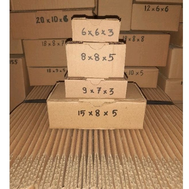 

kardus 15x8x5 cm polos model die cut