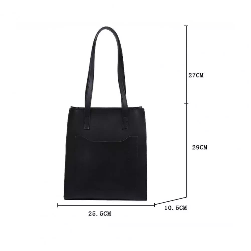 PROMO SALE 10.10 - TOTEBAG SAKU DEPAN KULIT SAKUKURAN 25×10×29 CM CM BERBAHAN KULIT SINTETIS | TOTEBAG BESAR UNTUK WANITA KERJA/KULIAH | TOTEBAG DUA WARNA | TOTEBAG IMPORT | TOTEBAG PRIA/WANITA | TOTEBAG KULIT TEBAL | TOTEBAG COKLAT | TOTEBAG CREAM/HITAM