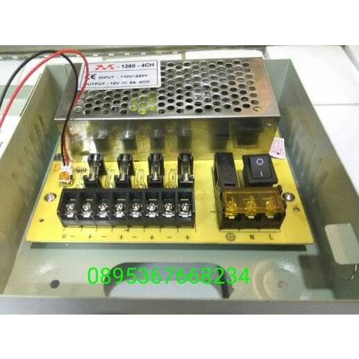 Power Supply box 12V 5A Power Supply 12v 5A