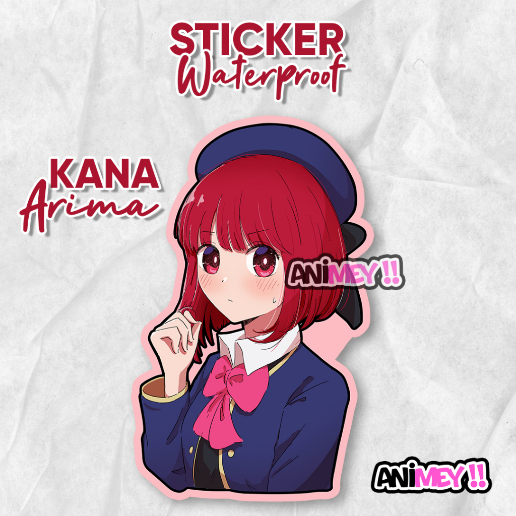 

Stiker Kana Arima / Sticker Anime Waterproof