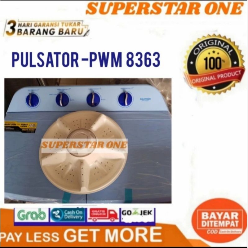 Pulsator Mesin Cuci Polytron pwm-8363 Pwm8363 pwm 8363 Pulsator