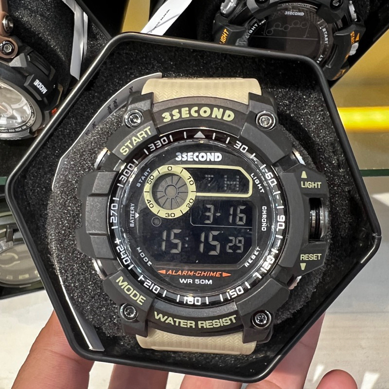 jam tangan 3second pria Original Terbaru