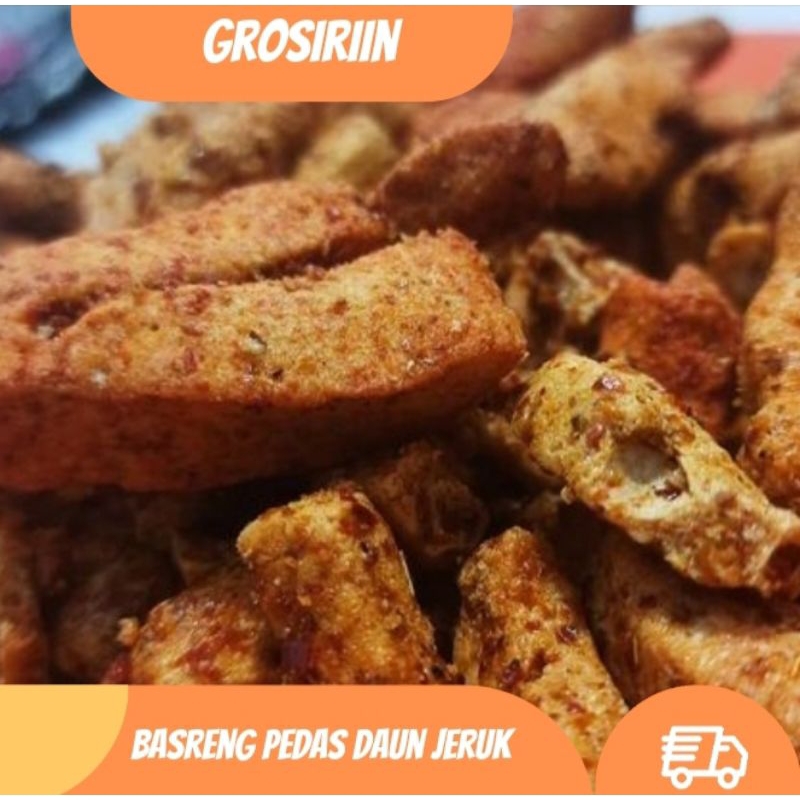 

Basreng pedas daun jeruk