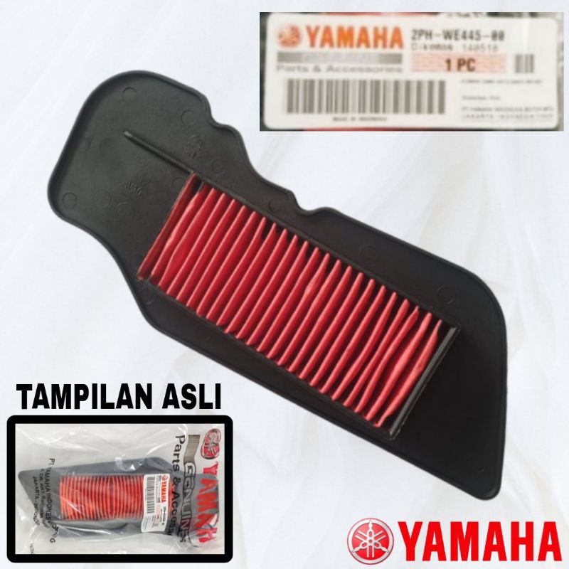 FILTER SARINGAN UDARA YAMAHA MIO M3 S Z FINO125 SOUL GT125 BLUECORE XRIDE125 - 2PH