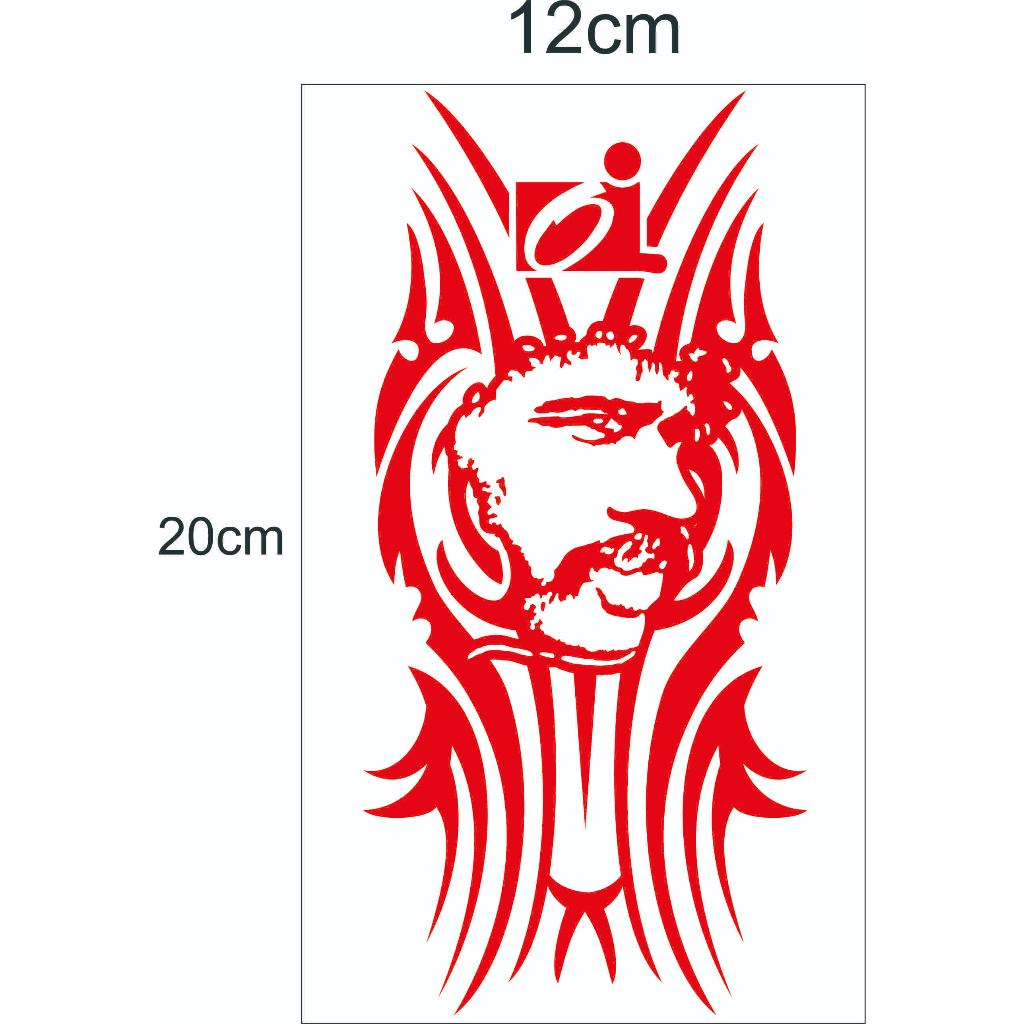 stiker api variasi spakbor depan