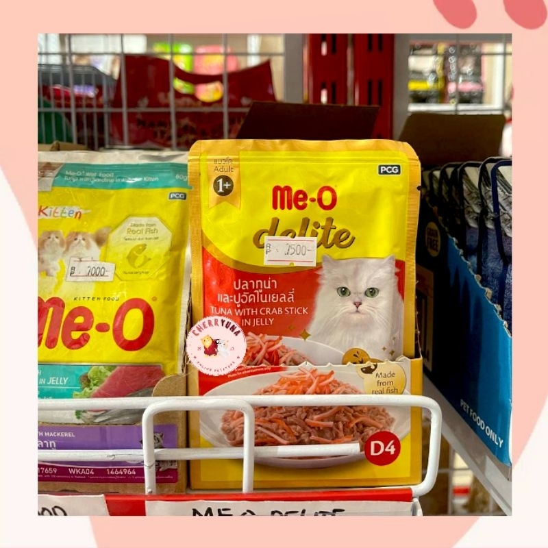 Me-O Wetfood Pouch Makanan Basah Untuk Kucing