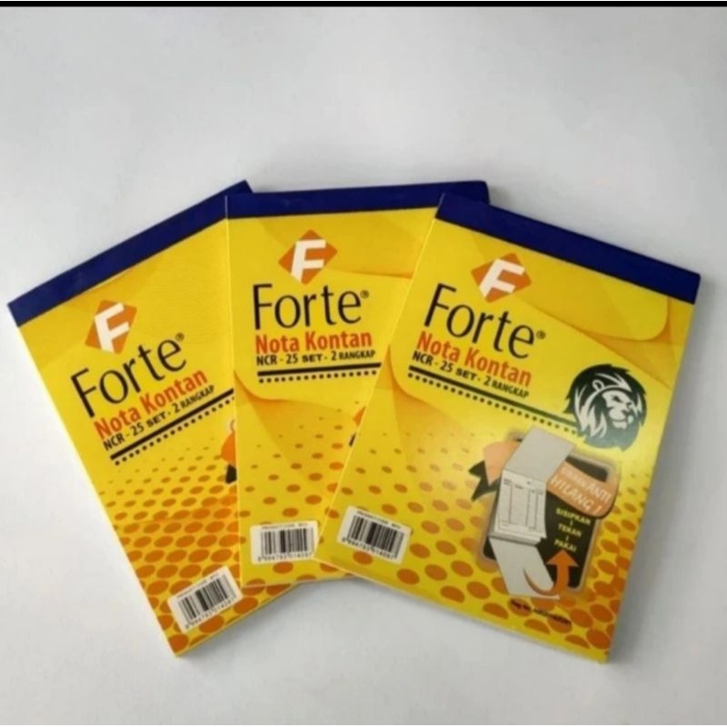 

Nota Kontan A6 Forte 2 PLY / Buku Bon Kecil 10,5 x 14,8 cm
