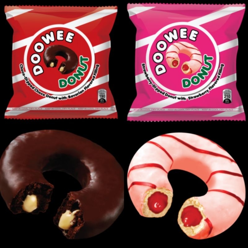 Doowee Donut Coklat Strawberry Import Vietnam - Doowee Donut Vietnam