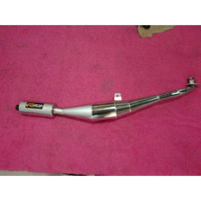 Knalpot racing fis r fiz r crome standar racing knalpot RCB fis r foswan force knalpot standar racin