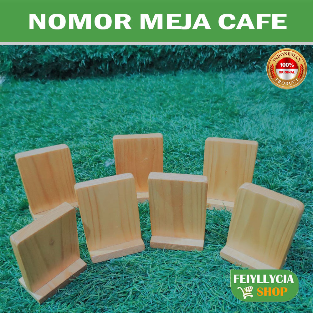 PAPAN NOMOR MEJA - NOMOR MEJA - CAFE - KAFE - WARUNG - RESTO