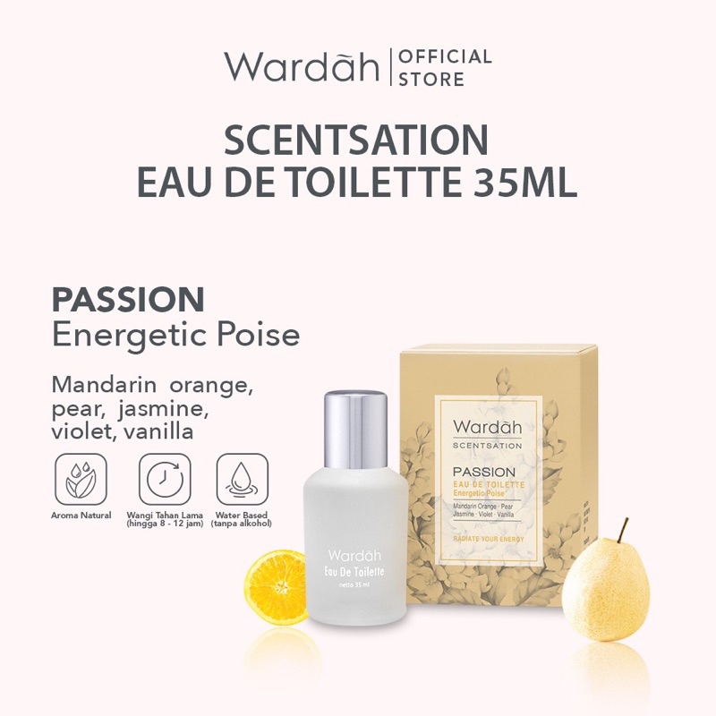 Wardah Scentsation Eau De Toilette 35 ml - Parfum Wanita