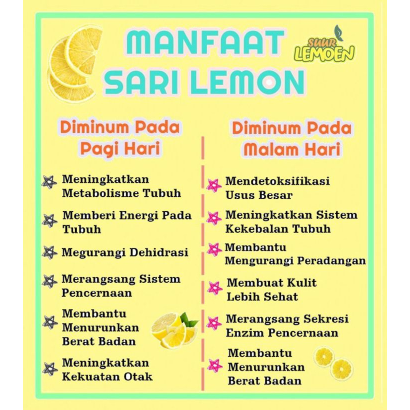 Suur Lemon / Sari Lemon Murni Untuk Diet &amp; Detoks/ Sari Lemon 100 % Fresh  250 Ml