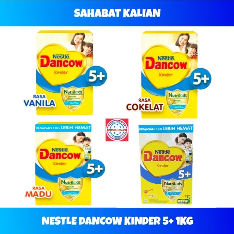 Nestle Dancow 5+ 1kg usia 5 - 12 Tahun