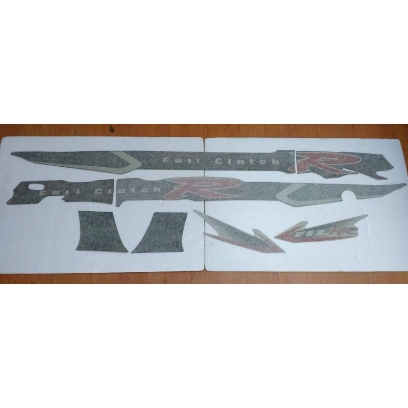 Striping Stiker Limasa Yamaha FizR tahun 2001 2002 silver full cluth Original Ritrama