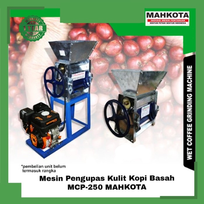 RANGKA MESIN GILINGAN KOPI BASAH MAHKOTA MCP-250