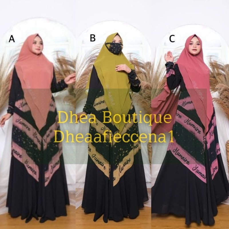 DHEA BOUTIQUE/DHEAAFIECCENA /nazila by humaira/Humaira syar'i terbaru/Nayla by Humaira/dheaafieccena