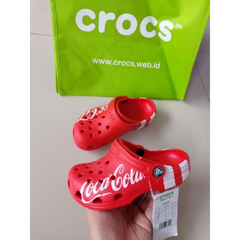Sandal Crocs Classic Clog kids motif / Sandal anak crocs Classic clog Motif