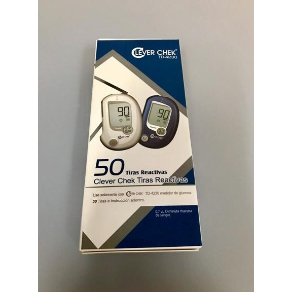[ PROMO ] STRIP & ALAT CEK CLEVER CHECK TD 4230 ISI 50 |Test Gula Darah