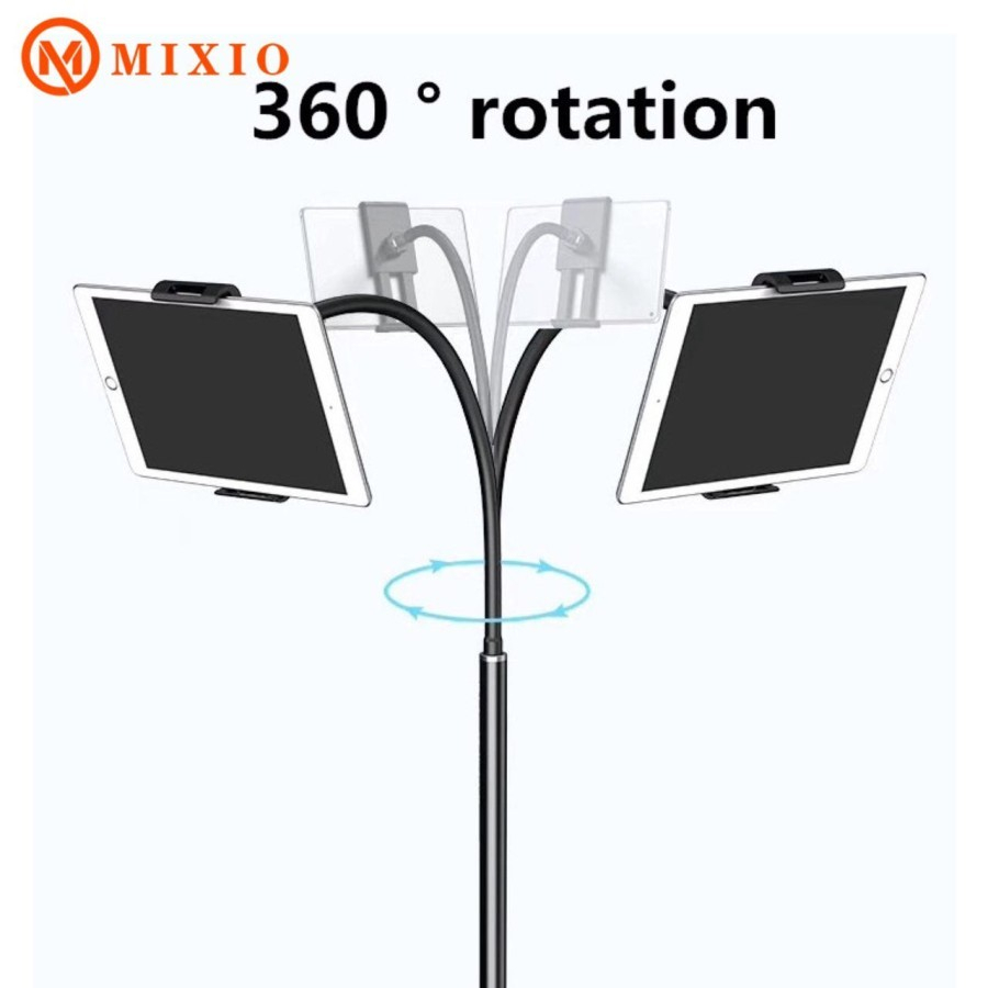 MIXIO S92 Lazypod Lantai 1.75M Phone Holder Stand Hp Holder Hp tablet