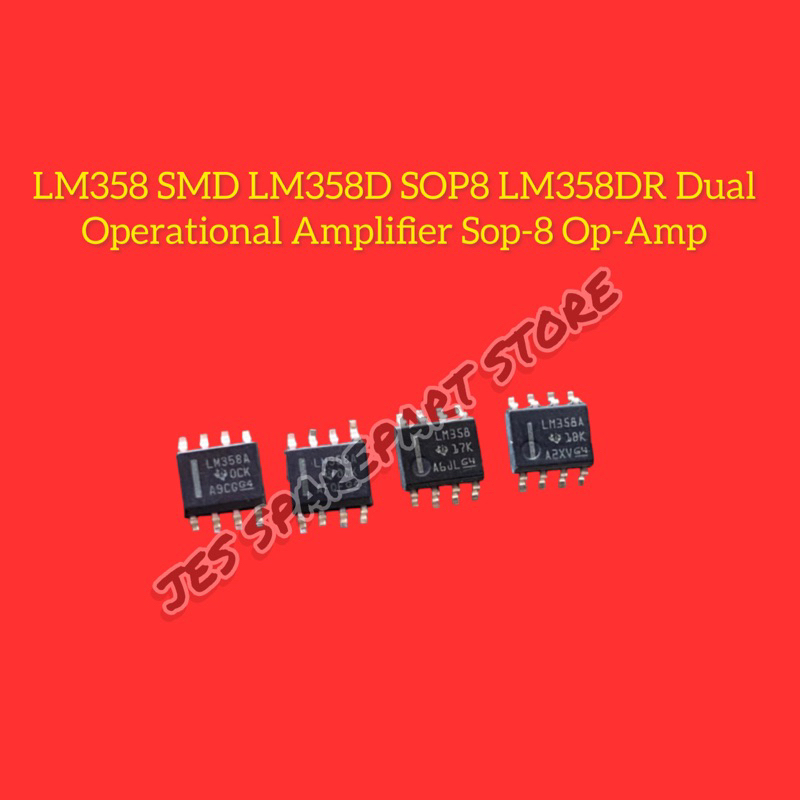 LM358 SMD LM358D SOP8 LM358DR Dual Operational Amplifier Sop-8 Op-Amp