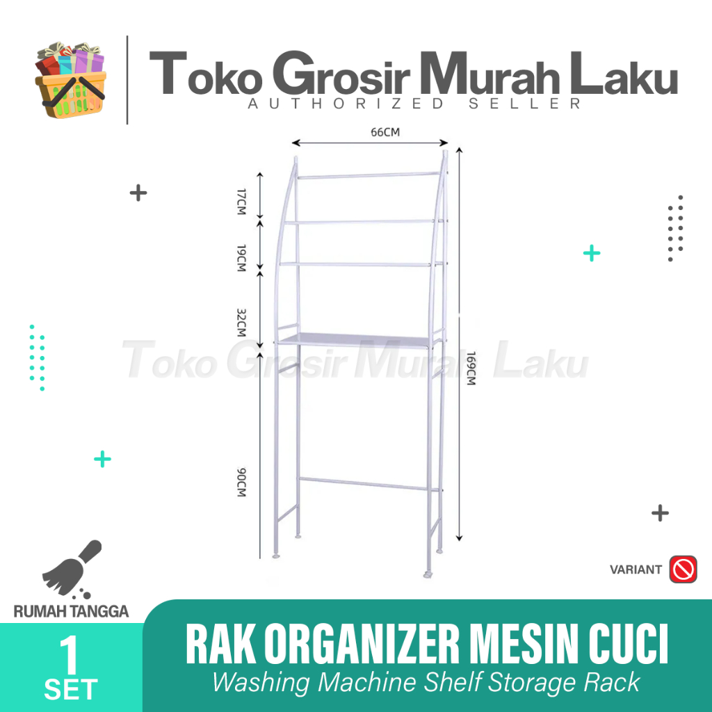 RAK MESIN CUCI SERBAGUNA RAK ORGANIZER SUSUN PORTABLE TEMPAT SABUN