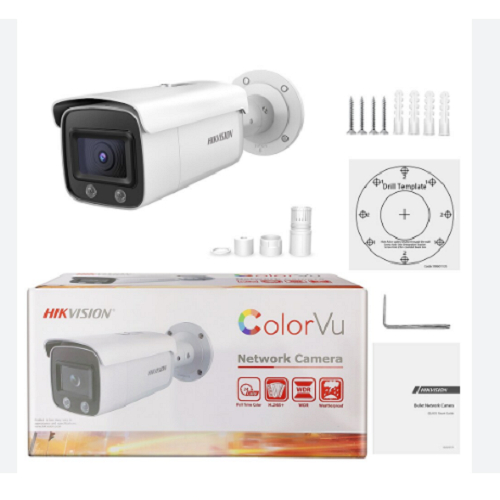 HIKVISION IP CAM 8MP DS-2CD2T87G2-L/WARM LED TURRET CAMERA
