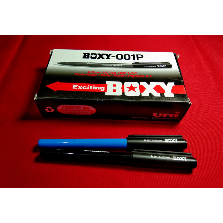 

Boxy 001P ballpoint Hitam / Biru - 1 Pcs ( IRRA STORE )