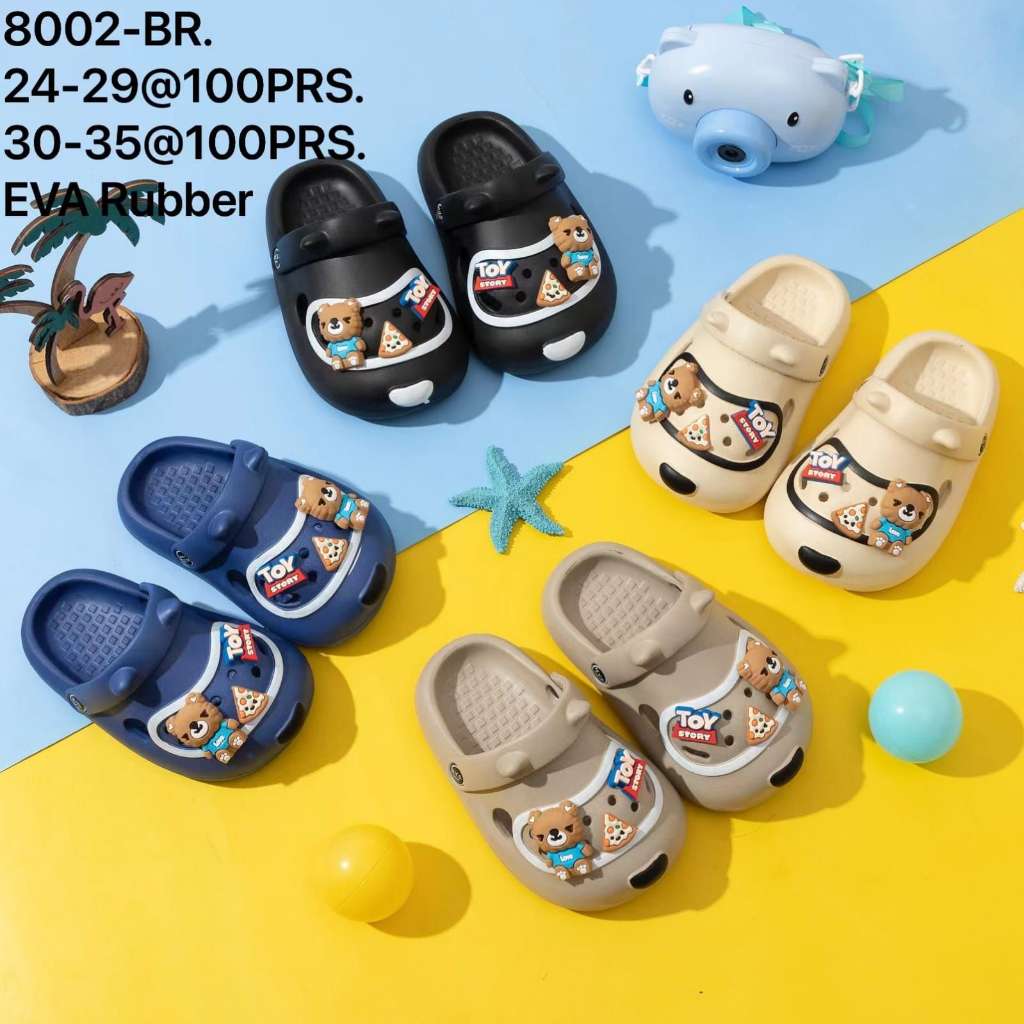 Sandal Anak Laki - Laki baby Boy BAIM JACK Jibit Spiderman dan Toys Story Bahan EVA TEBAL selop tali belakang model korean style lucu 10 bulan - 3 tahun