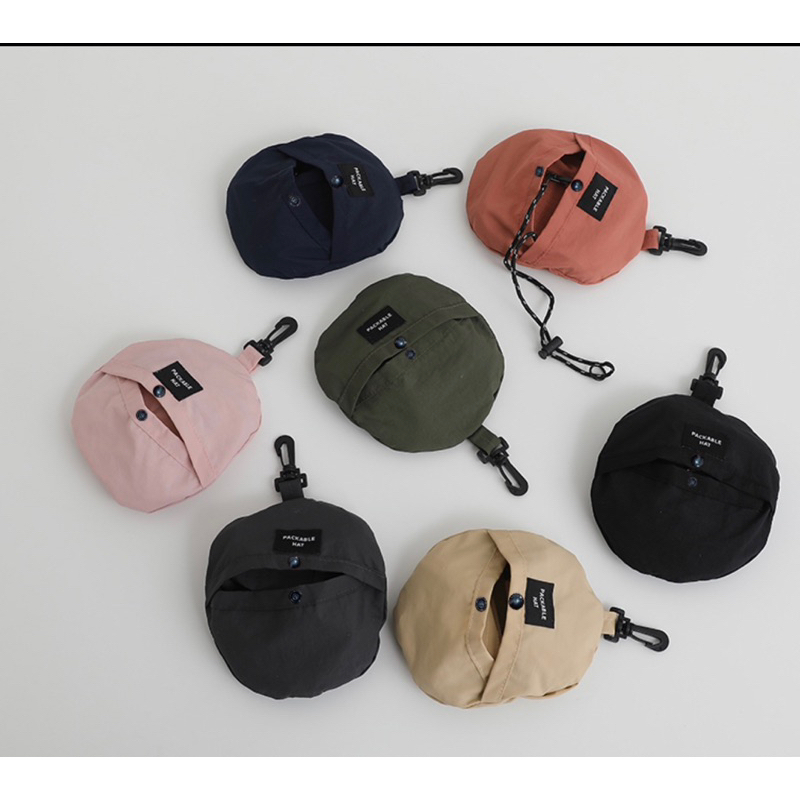 4 5 6 7 tahun Topi Bucket Anak Packable Hat Anti Air / Tahan Air Bisa Dilipat