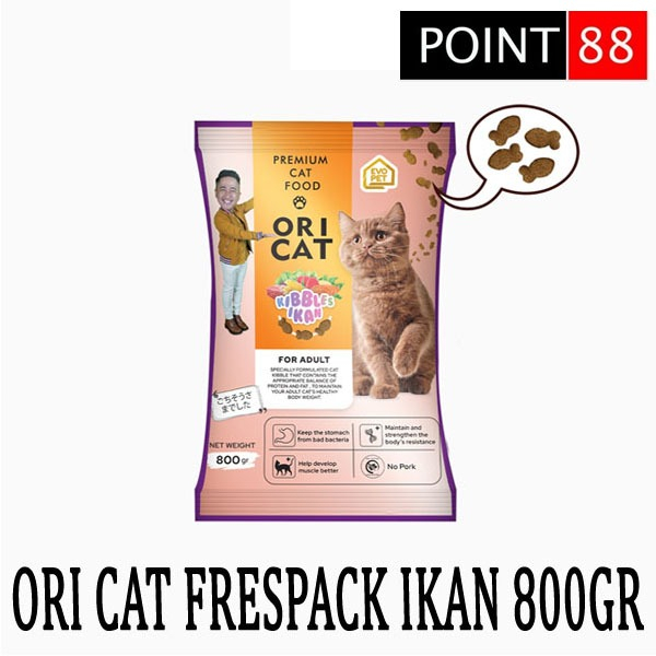 ORI CAT FRESHPACK IKAN 800Gr (Grab/Gosend)