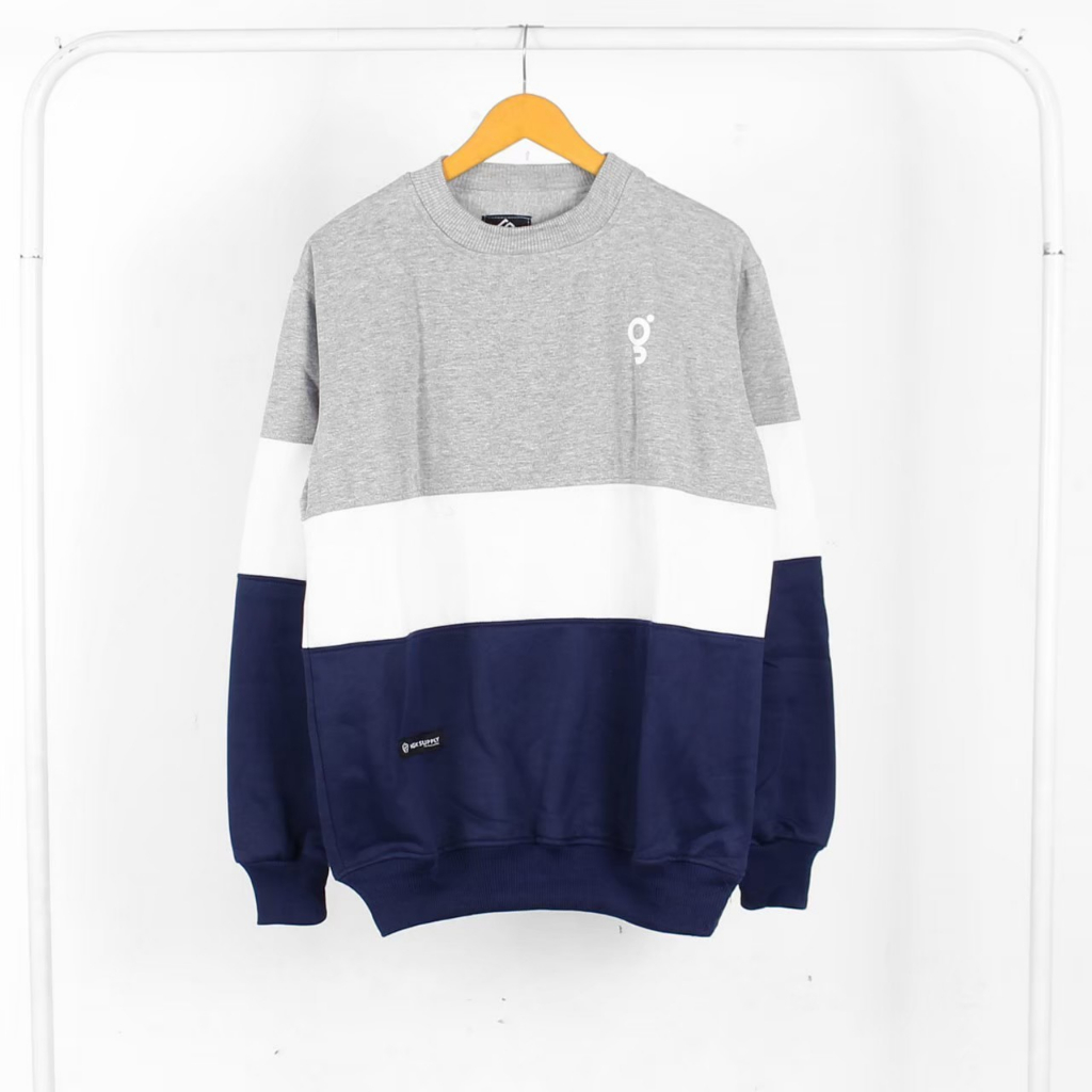 SWEATER CREWNECK MOTHBLESS PREMIUM MOTIF SIMPLE TERBARU