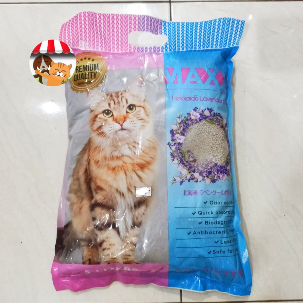 Pasir Kucing Gumpal Wangi Maxx 5 Litter - Pasir Import Bentonite Cat Sand 5 Liter