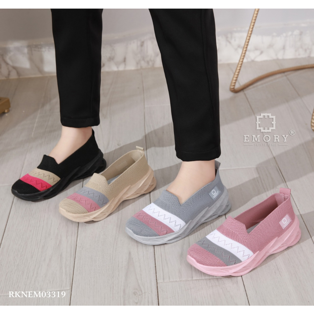 SEPATU WANITA EMORYSTYLE  Marley Flats  RKNEMO 3319 MB