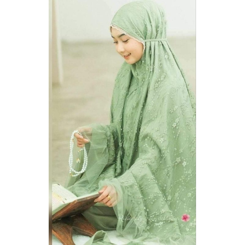 Mukena dalanova Rusia mewah mukenah original ori asli