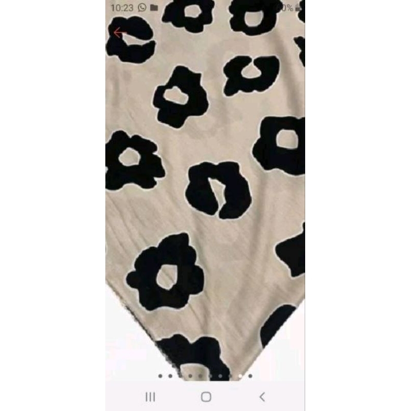 kain katun rayon Viscose Motif bunga besar