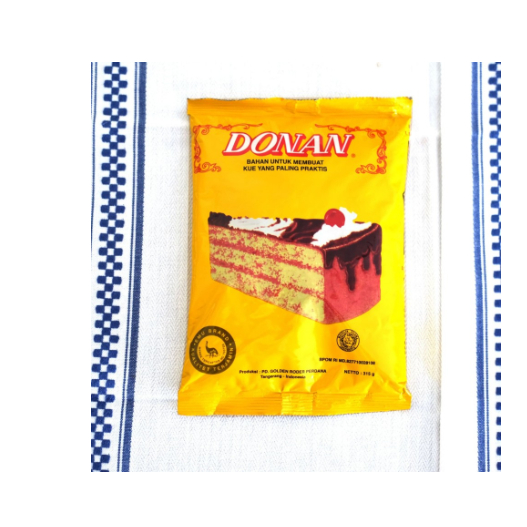 

Tepung Kue DONAN Klasik Bahan Dasar Cake Mix 315g PreMix Instan