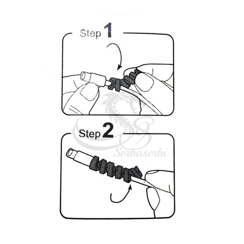 pelindung kabel charger spiral cable protector