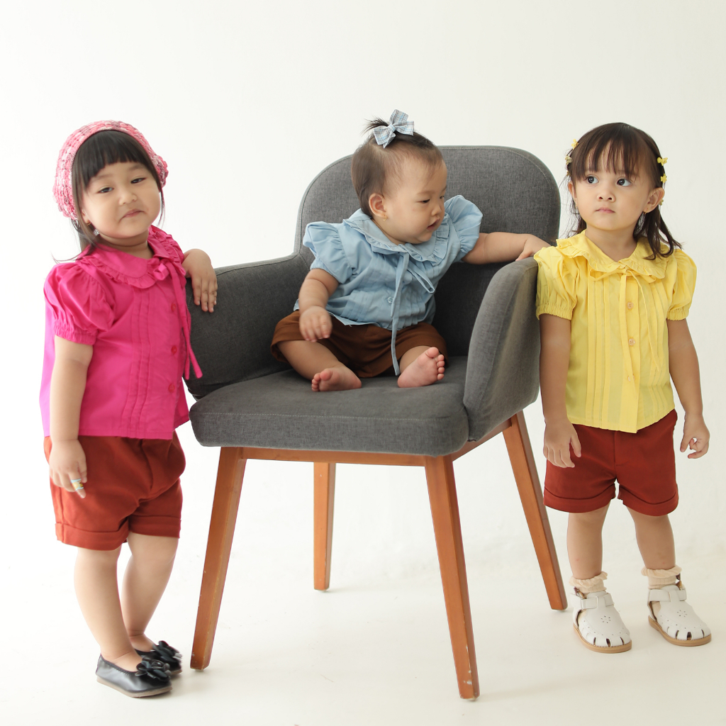 KIDDIEPODS - Dakota Top / Baju anak perempuan / Blouse Anak perempuan / Atasan anak perempuan 1-10 tahun