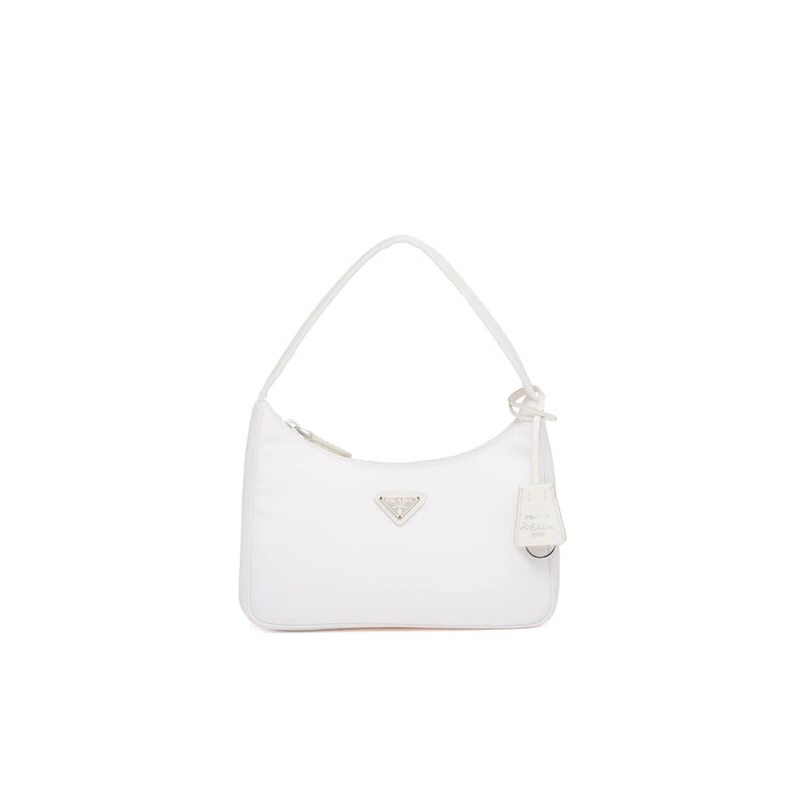 PRELOVED PRADA WHITE NYLON BAG
