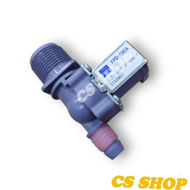 SELENOID WATER INLET VALVE UNTUK MESIN CUCI 1 TABUNG FULL MERK LENGKAP