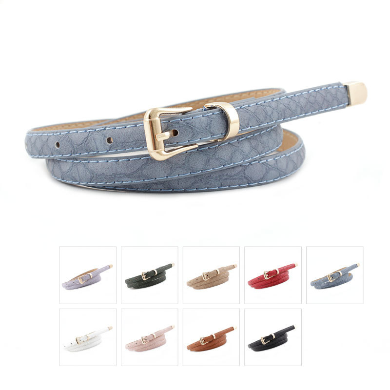 Gesper Ikat Pinggang Belt Wanita Sabuk Fashion Casual Dewasa Obi Karet Mewah Kekinian Kecil Import Tali Panjang Women Ramping